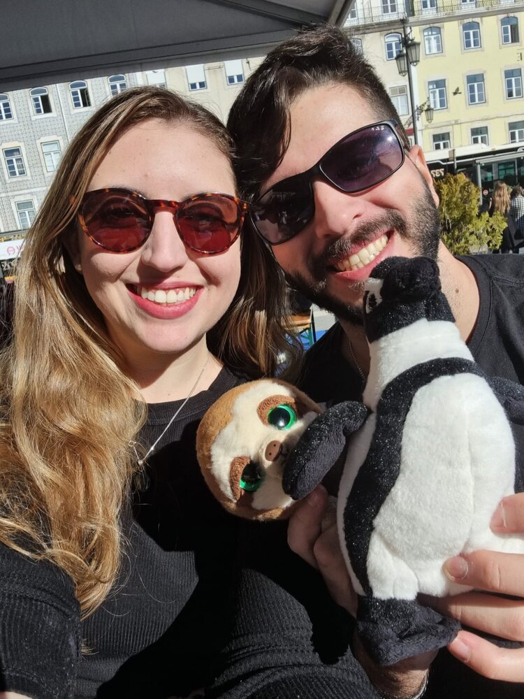 Nossa primeira foto juntos